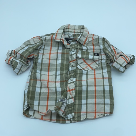 Timberland Button Up Shirt Toddler Size 2T - Picture 4 of 11